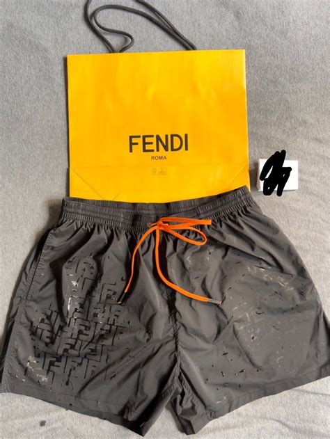 fendi spring summer 2022 water reactive shorts|Fendi swim shorts.